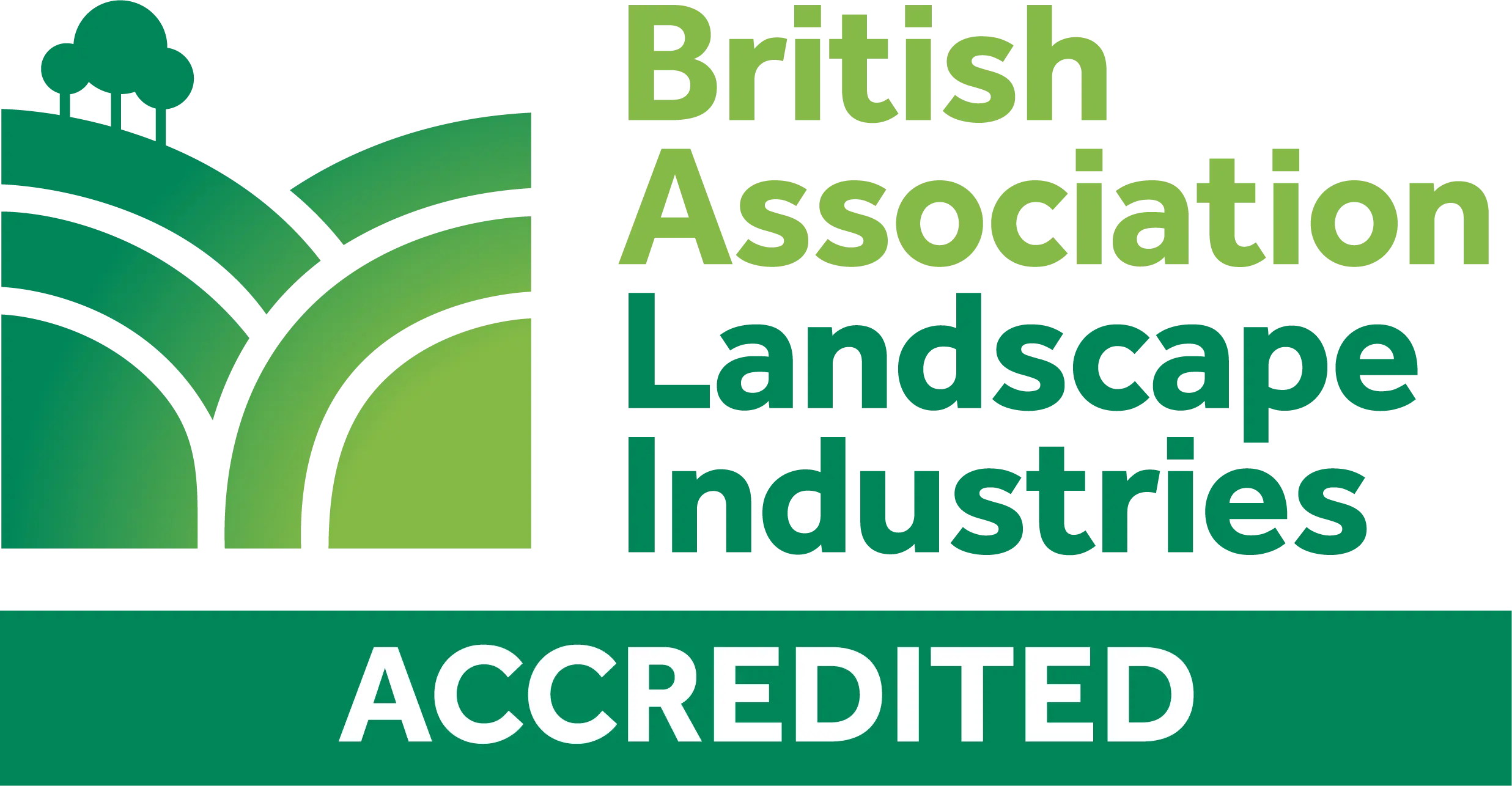 Accreditation: British Association Landscape Industries - Accredited